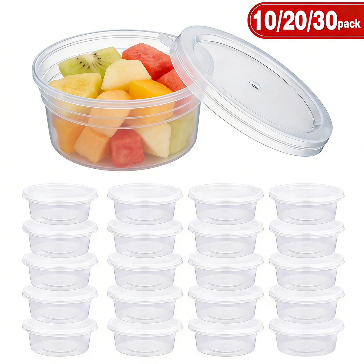 10/20/30 Wadah Kecil untuk Sli - Food Storage Plastic Containers With Lids ulasan dan harga