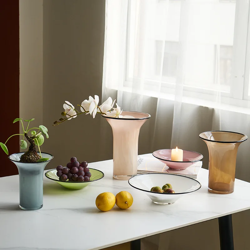 Piring Buah Kaca Berwarna Berm - Food Storage Glass Round ulasan dan harga