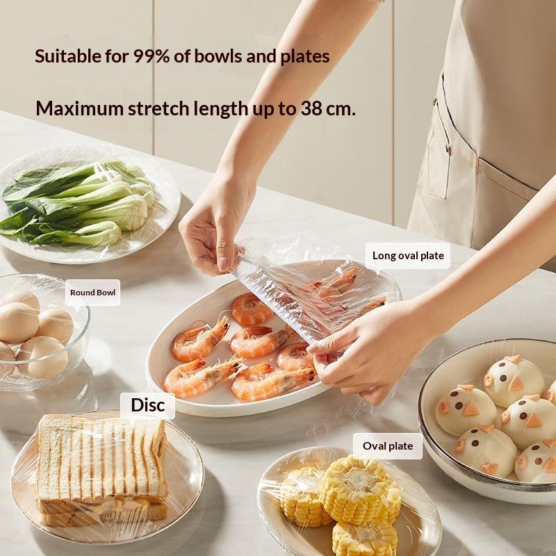 【BA】100 Buah Penutup Makanan E - Food Storage Without Plastic ulasan dan harga