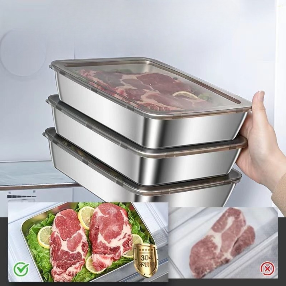Nampan Sajian Stainless Steel  - Food Storage Design ulasan dan harga