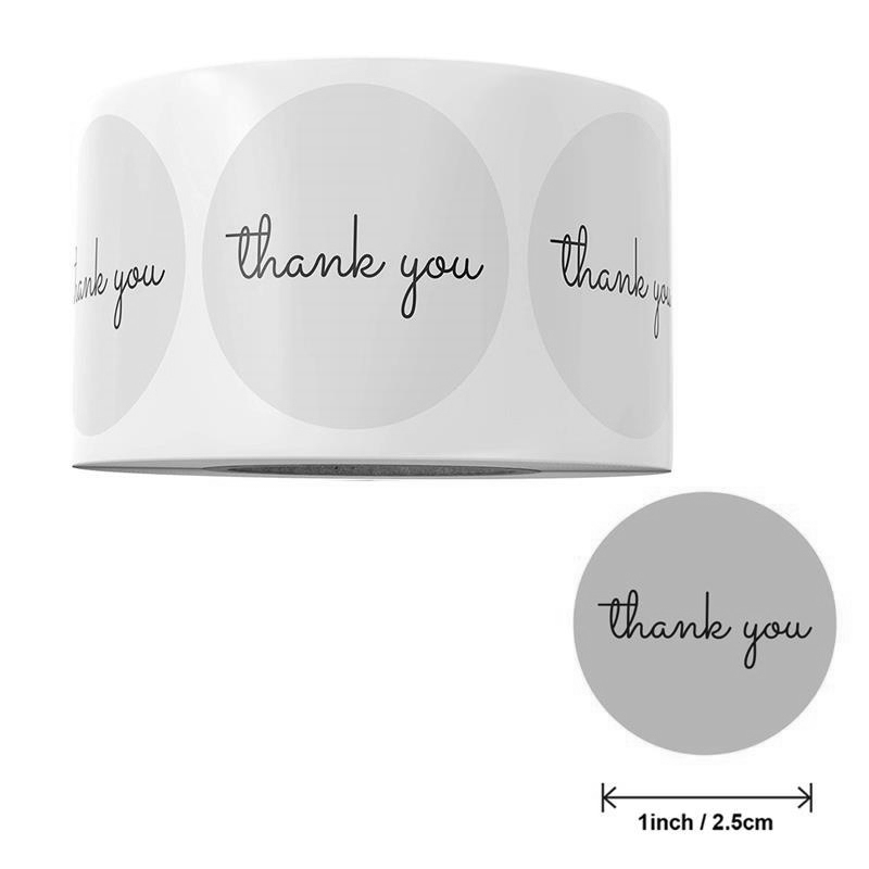 500 Stiker Terima Kasih Gulung - Food Storage Label ulasan dan harga