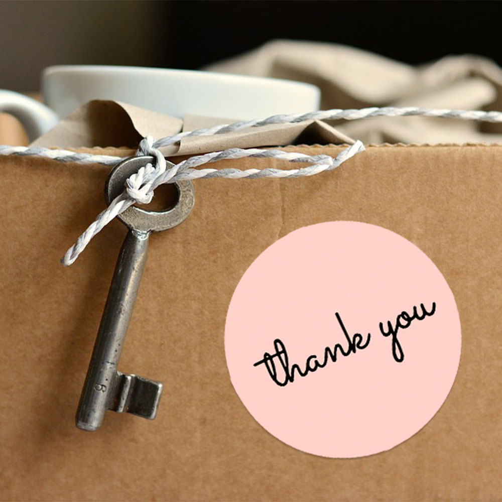 500 Stiker Terima Kasih Gulung - Food Storage Label ulasan dan harga