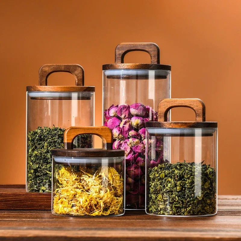 Stoples kaca bening dengan tut - Food Storage Glass Jar ulasan dan harga