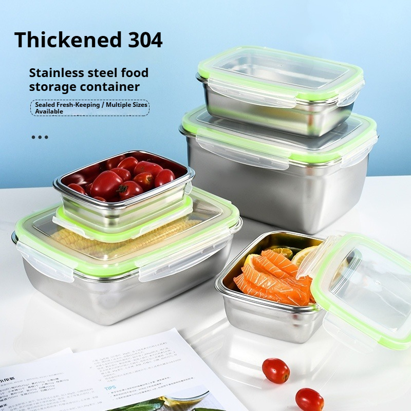 Set Kotak Makan Siang Stainles - Food Storage Containers With Lids ulasan dan harga