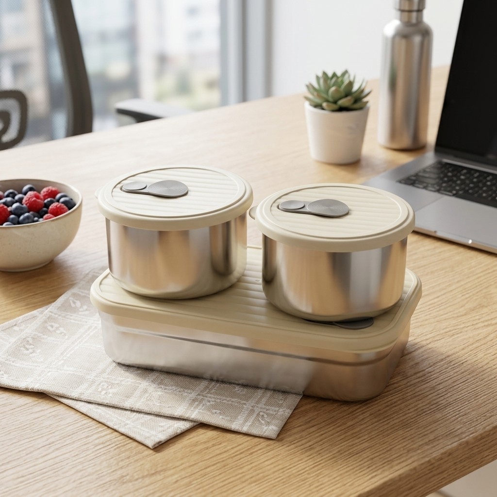 Kotak Bento dari Baja Anti Kar - Food Storage Safe ulasan dan harga