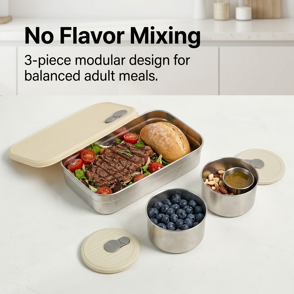 Kotak Bento dari Baja Anti Kar - Food Storage Safe ulasan dan harga