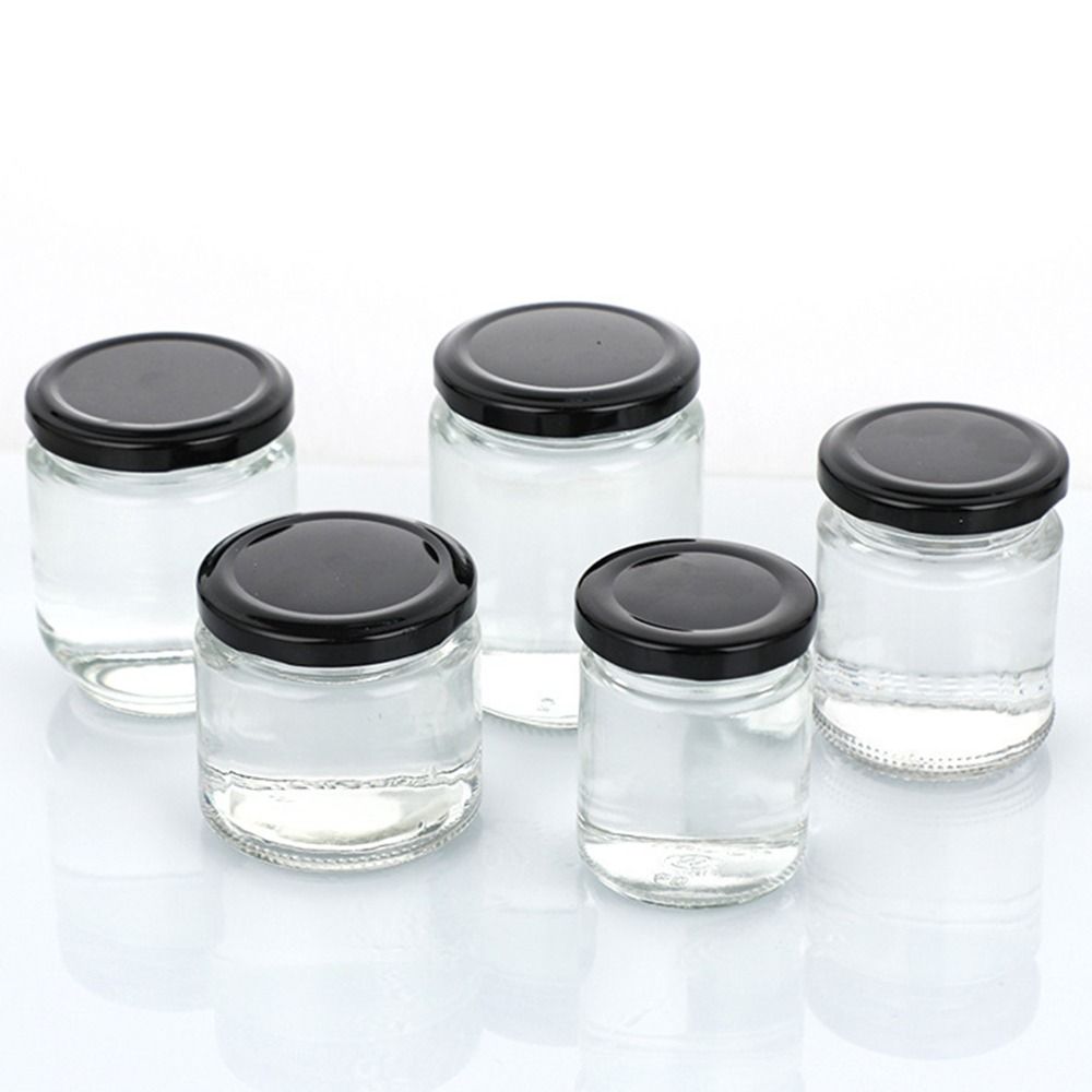 1 Buah Stoples Kaca dengan Tut - Food Storage Glass Round ulasan dan harga