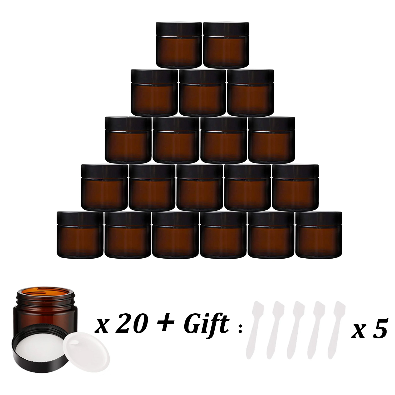Stoples kaca Amber kecil denga - Food Storage Glass Round ulasan dan harga