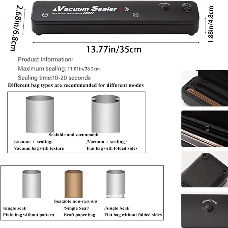 Mesin Vacuum Sealer Berkualita - Food Storage Machine ulasan dan harga