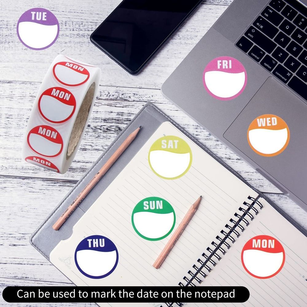 Stiker Mingguan Kertas Baru 50 - Food Storage Label ulasan dan harga