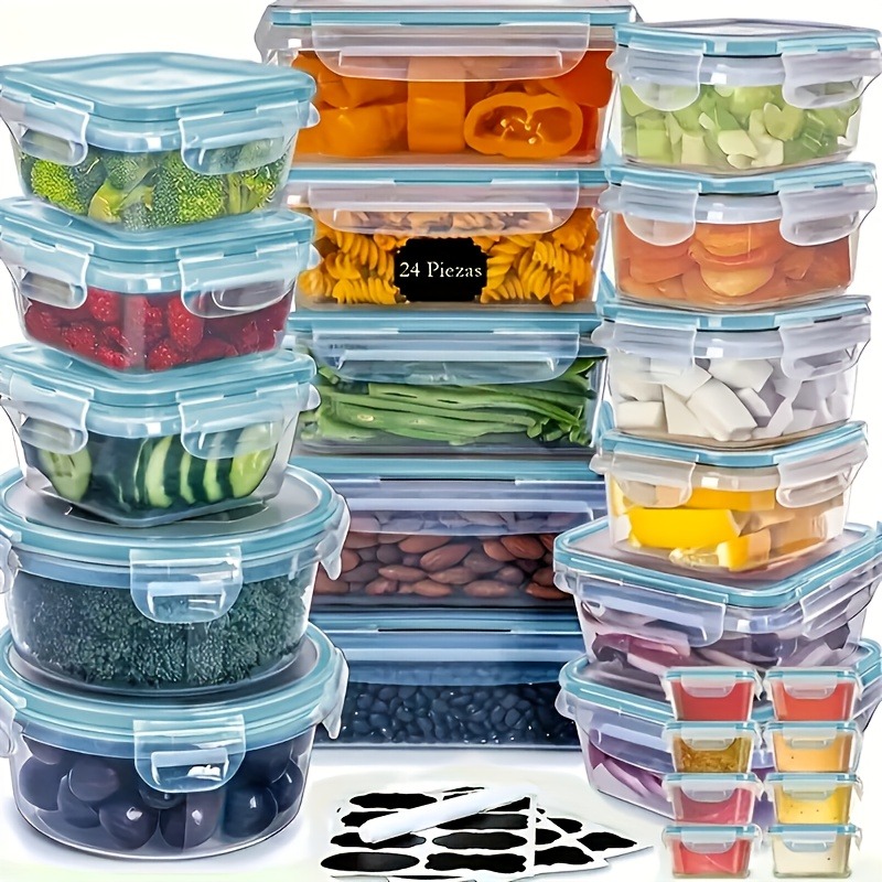 48PCS Set Wadah Penyimpanan Ma - Food Storage Design ulasan dan harga