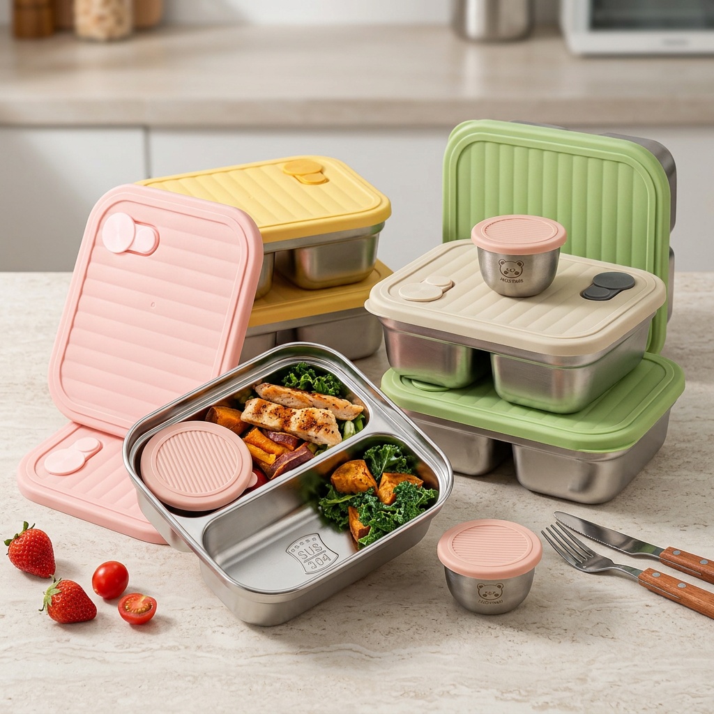 Wadah Makan Siang Stainless St - Food Storage Design ulasan dan harga