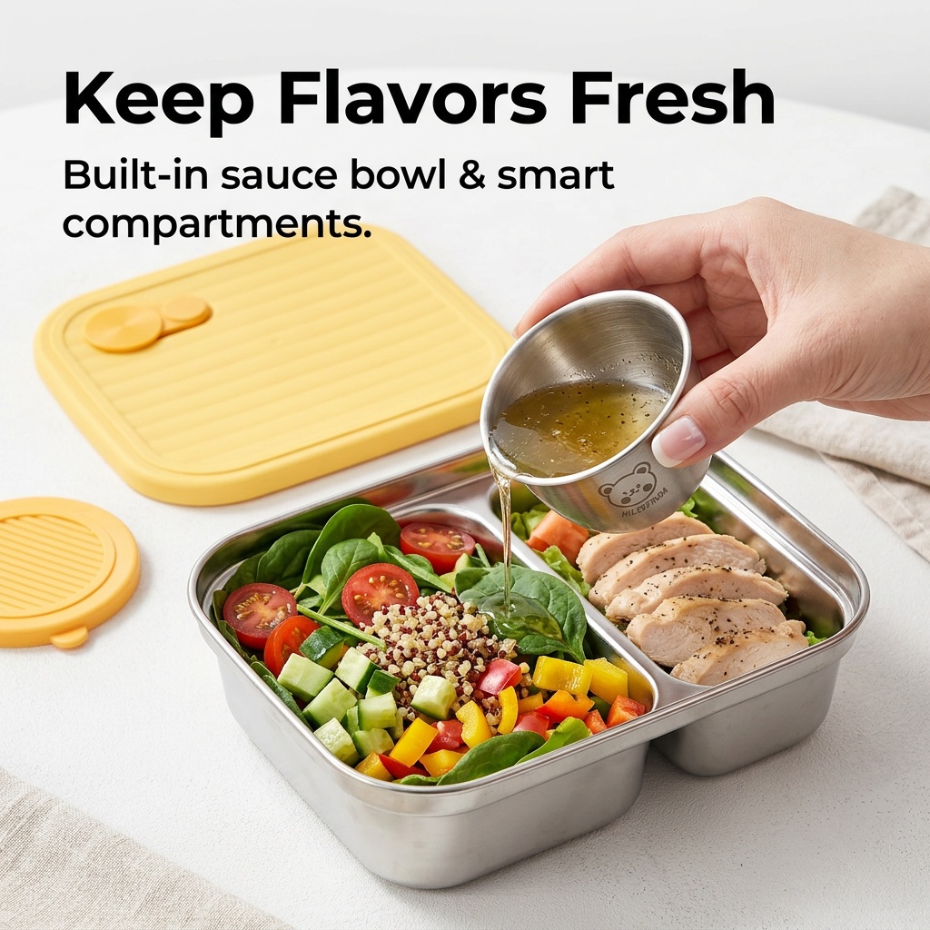 Wadah Makan Siang Stainless St - Food Storage Design ulasan dan harga