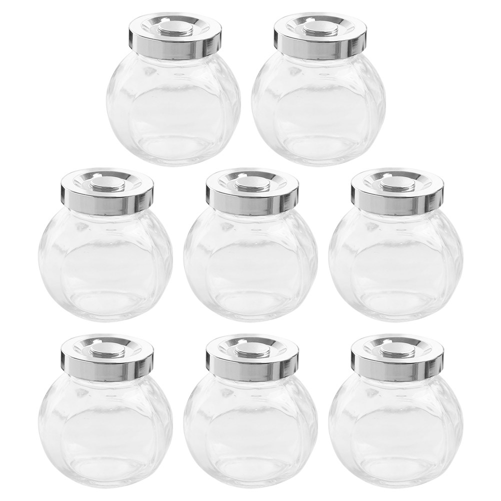 8 Buah Stoples Kaca Kedap Udar - Food Storage Glass Jar ulasan dan harga