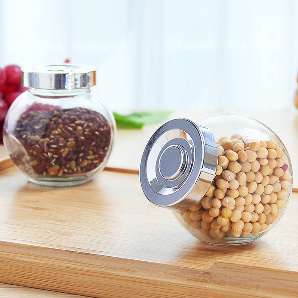 8 Buah Stoples Kaca Kedap Udar - Food Storage Glass Jar ulasan dan harga