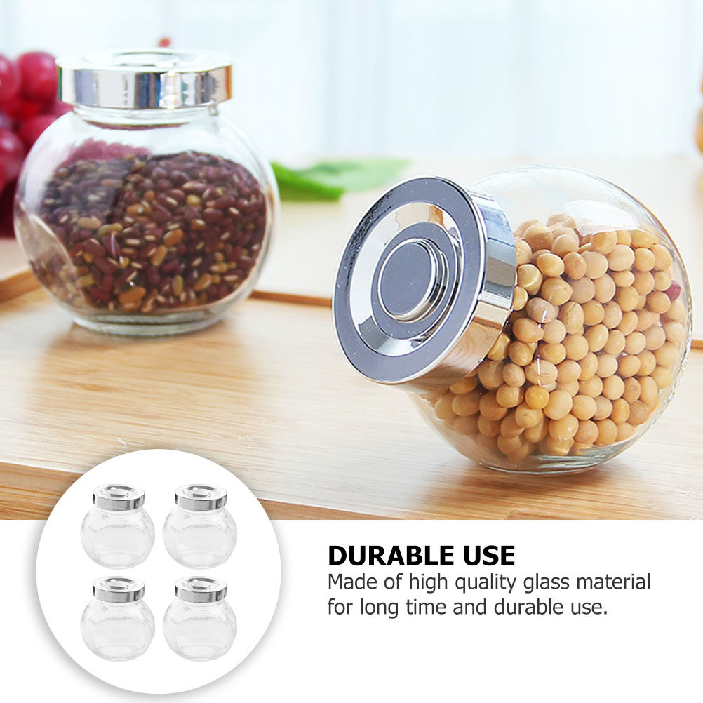 8 Buah Stoples Kaca Kedap Udar - Food Storage Glass Jar ulasan dan harga