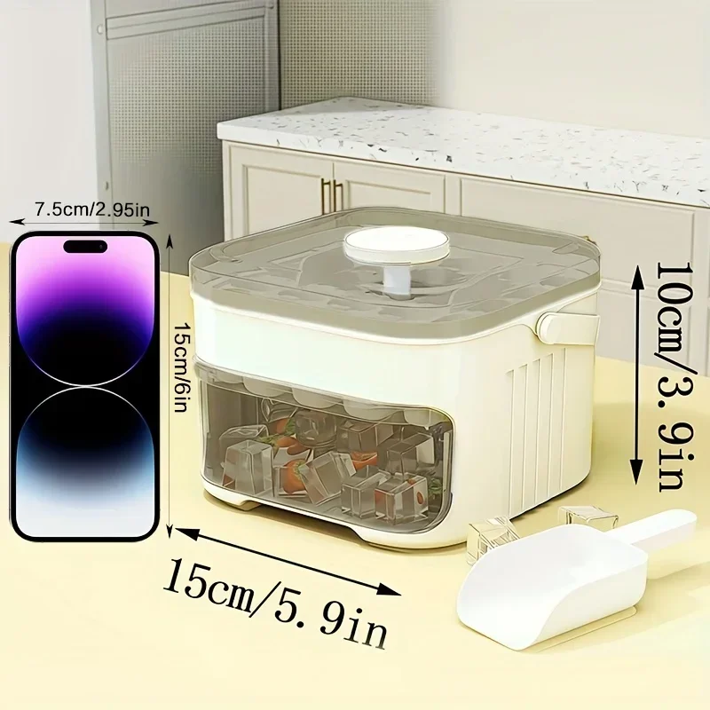 Pembuat Es Batu dengan Tutup T - Food Storage Box Large ulasan dan harga
