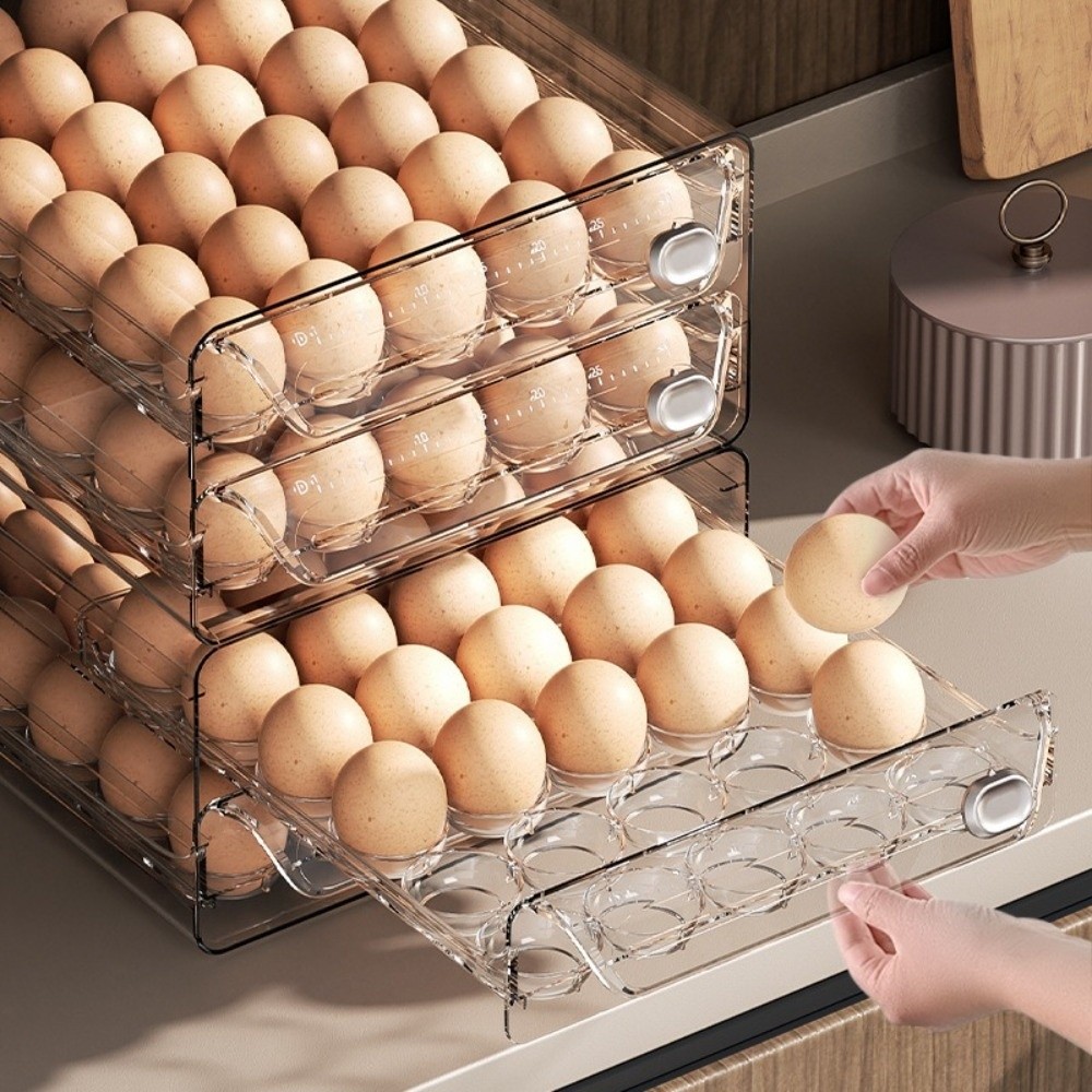 Kotak Penyimpanan Telur Transp - Food Storage Without Plastic ulasan dan harga