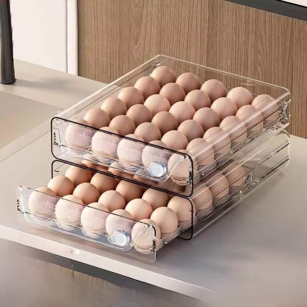 Kotak Penyimpanan Telur Transp - Food Storage Without Plastic ulasan dan harga