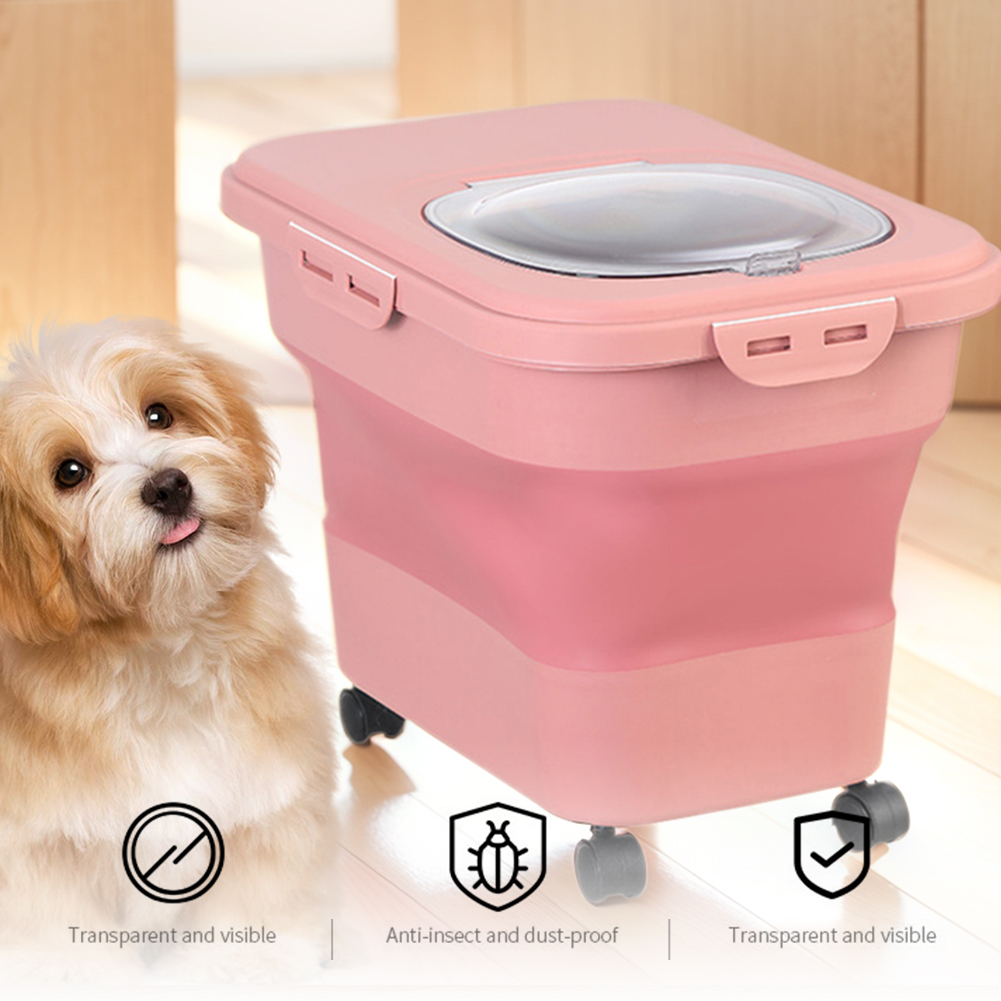 Kotak Makanan Kucing Lipat 20- - Food Storage For Dog ulasan dan harga
