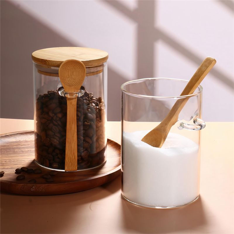 J1UL1N Toples Kaca Transparan, - Food Storage Glass Round ulasan dan harga