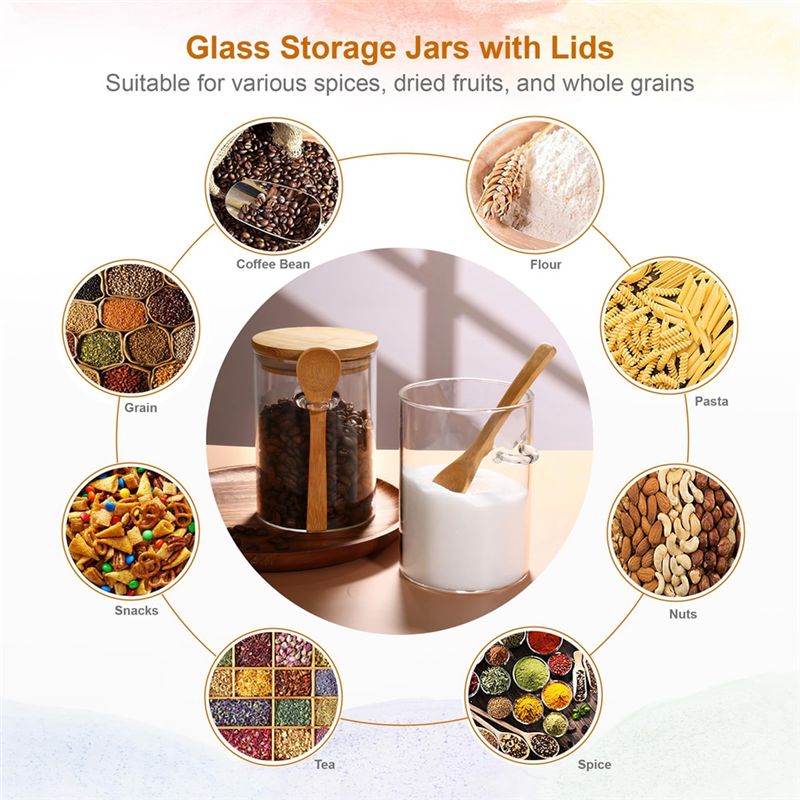 J1UL1N Toples Kaca Transparan, - Food Storage Glass Round ulasan dan harga