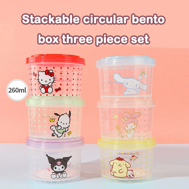 Set Kotak Bento Kitty 3 Buah W - Food Storage Design ulasan dan harga