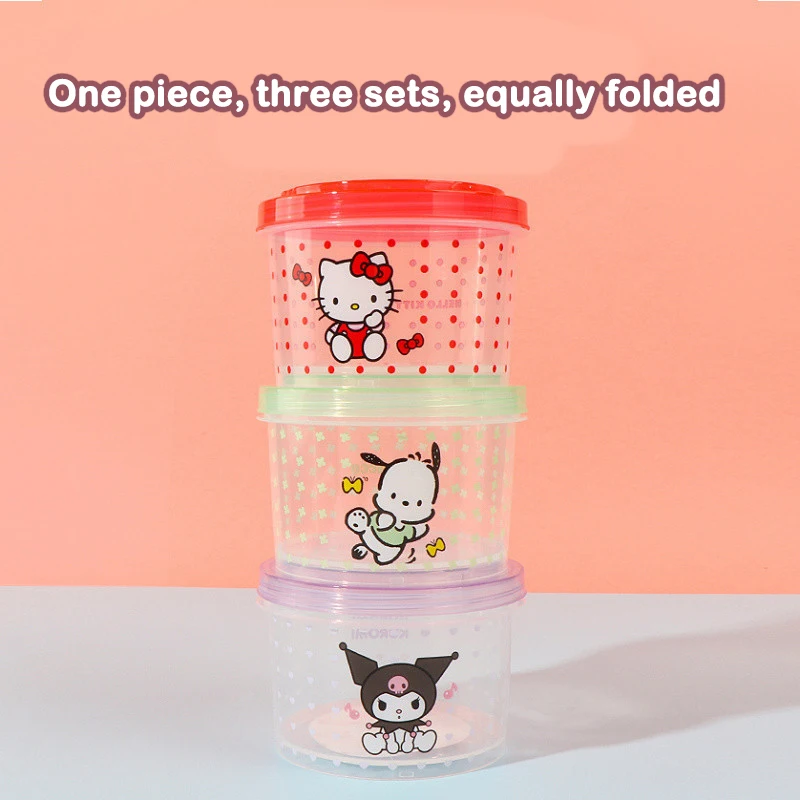 Set Kotak Bento Kitty 3 Buah W - Food Storage Design ulasan dan harga