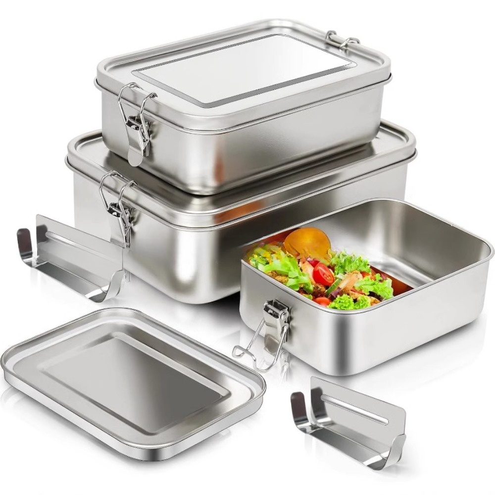 Kotak Bento Baja Tahan Karat K - Food Storage Lock Box ulasan dan harga